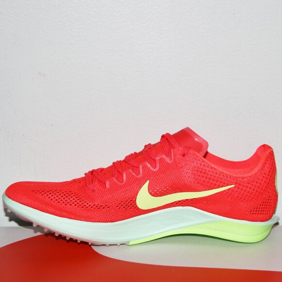 Nike ZoomX Dragonfly 2 Track Spikes Mens 6.5 Womens 8 Crimson Lime - Picture 3 of 9
